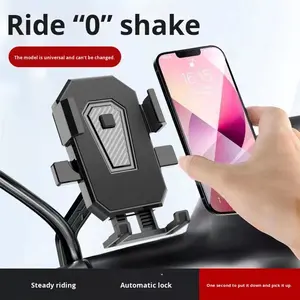 Staffa di navigazione per telefono antiurto supporto per cruscotto moto bici elettrica per pilota a pedali per auto - Product Image 3