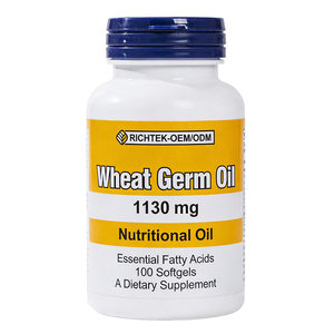 맞춤형 건강 보조 식품 밀배아유 소프트젤 대량 OEM 500mg 1000mg 밀배아유 캡슐 - Product Image 4