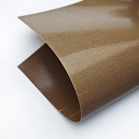 Tissu en fibre de verre industrielle enduit de PTFE pour barbecue, antiadhésif, résistant à la chaleur, épaisseur personnalisée