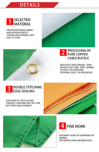 <span class=keywords><strong>Bandera</strong></span> de <span class=keywords><strong>Irlanda</strong></span> <span class=keywords><strong>del</strong></span> <span class=keywords><strong>Norte</strong></span> Personalizada de 3x5 pies, 100% Poliéster, con Asta de Fibra de Vidrio, Colores Verde, Blanco y Naranja, Impresión Digital - Product Image 3