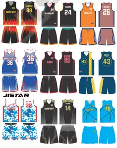 OEM ODM individuelle voll sublimation Herren Jersey Shirt und Shorts Polyester Netzstoff Jugend Basketball-Anzug-Sets reversibel