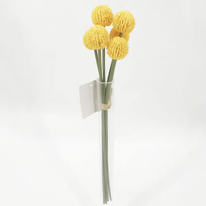 Flor decorativa Plantas artificiales Bolas de plástico Flor de cebolla Faux Greenery Flor de diente de león - Product Image 5