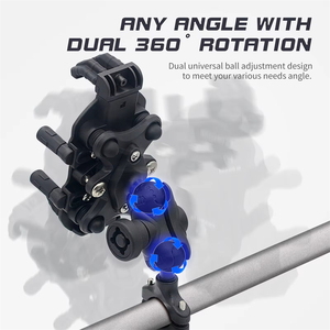 Hợp Kim Nhôm Xe Máy Xe Đạp Điện Thoại Di Động Chủ Chống Trộm Xe Máy Điện Thoại Núi Với Rung Dampener - Product Image 5