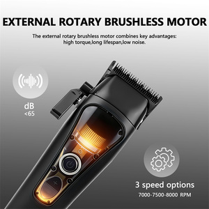 NUEVA Cortadora de Pelo Profesional OEM 2026 con Rotor Externo Sin Escobillas, Recargable, Inalámbrica, para Hombre, con Cuchilla DLC - Product Image 2