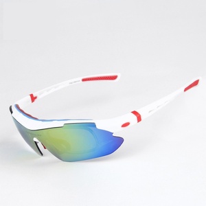 אופנתית ספורט אדום עיניים לילה חזון uv הגנה מפני windpropc עבור אופניים גלישת חול משקפי ספורט אופניים - Product Image 1