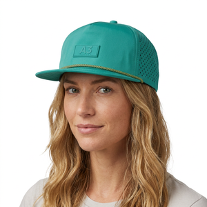 Gorra A3 Snapback Teal de 6 Paneles, Malla Ajustable, Unisex, Casual, Transpirable, para Primavera/Verano - Product Image 2