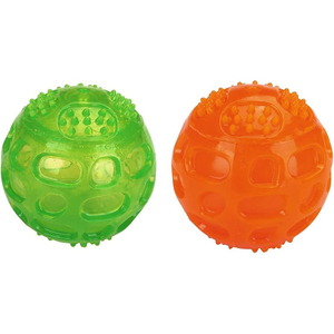 Balle de jeu interactive classique ETPU pour chien, écologique, haute élasticité, résistante aux morsures, pour les dents, flottante, sans danger pour l'eau - Product Image 2