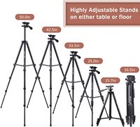 Anneau lumineux LED de photographie de 10 pouces, lumière annulaire à intensité variable 3500K-8500K, kit d'éclairage pour vidéo YouTube Live TIK TOK