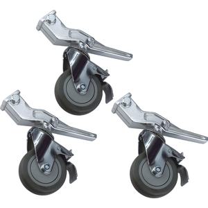 Wartel Geremd Wiel Combo Stand Vergrendeling Wiel Set Rem Caster 25Mm In Het Vierkant - Product Image 1