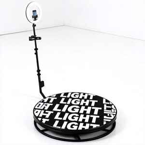 速達便 360 °   回転式フォトブースプラットフォーム（一眼レフカメラ用金属製） - Product Image 2