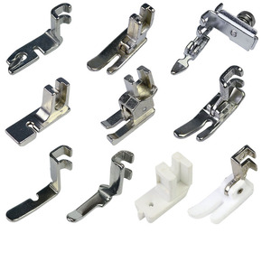Kit de pieds presseurs vintage pour machine à coudre, accessoires ménagers multifonctionnels, pour plissage, incrustation, ourlet roulé, simple face - Product Image 3
