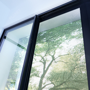 Puerta Corredera Panorámica de Vidrio Templado para Viviendas, Puerta Corredera de Metal, Puerta Corredera de Aluminio y Vidrio para Patio - Product Image 6