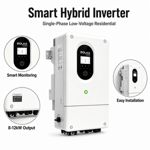 Prix d'usine – Onduleur solaire hybride résidentiel monophasé <span class=keywords><strong>SOLAX</strong></span> X1-Lite-LV 8kW/10kW/12kW 48V, efficacité 98%, 200-240V AC - Product Image 3