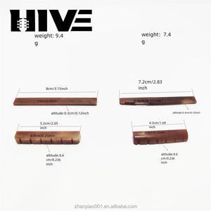 HIVE - Nudos <span class=keywords><strong>de</strong></span> Hueso <span class=keywords><strong>de</strong></span> Camello Puro <span class=keywords><strong>de</strong></span> Alta Calidad para <span class=keywords><strong>Guitarra</strong></span> Acústica <span class=keywords><strong>de</strong></span> 6 Cuerdas, 43 mm, Nudos para <span class=keywords><strong>Guitarra</strong></span> Clásica <span class=keywords><strong>de</strong></span> 52 mm - Product Image 2