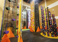 Mur d'escalade souple pour enfants au design attrayant pour centre d'amusement