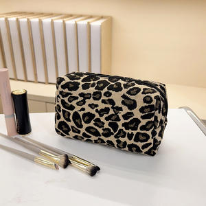 Fashion Leopard Print Large Capacity Makeup Bag 3 Pieces Set <b>Travel</b> Portable Toiletry Multi Function Storage <b>Pouch</b> - Product Image 6