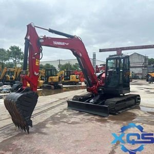 Excavadora Mini de Orugas Yanmar ViO80 de Segunda Mano de Japón, 8 Toneladas, Giro de Cola Cero, Bajas Horas de Trabajo, Motor, Bomba de Engranajes, Rodamientos, PLC Listo para Usar - Product Image 3