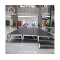 Structure en aluminium mobile pliable d'étape portative de 16X24FT pour l'exposition de musique extérieure