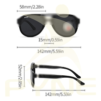 Lunettes de soleil polarisées de luxe pour hommes et femmes, monture métallique, vente en gros, design tendance