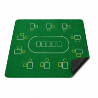 Tapis de table de poker personnalisé avec logo, directement de l'usine, pour Texas Hold'em, livraison rapide pour les clubs de casino
