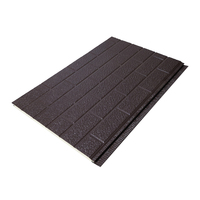 Panneau de toiture sandwich en aluminium pour chambre froide d'hôtel, mur extérieur, atelier, double isolation thermique, imperméable