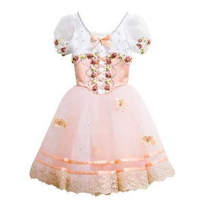 Coppelia – Costume de Ballet classique pour femme, robe de ballet longue