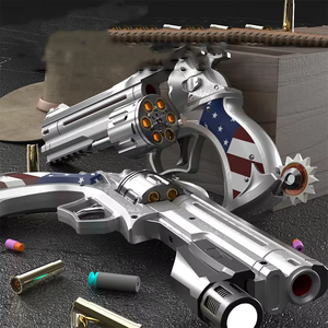 Pistola <span class=keywords><strong>Giocattolo</strong></span> Elettronica Revolver X770-1 all'Ingrosso con Proiettili Sicuri per Età 14+ <span class=keywords><strong>in</strong></span> <span class=keywords><strong>Metallo</strong></span>, Cina - Product Image 2