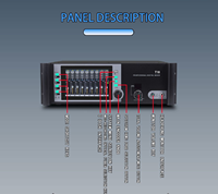 Console de mixage numérique à montage en rack BHA T18 à 18 canaux, écran tactile haute définition de 7 pouces 1280x800, compatible avec plusieurs systèmes