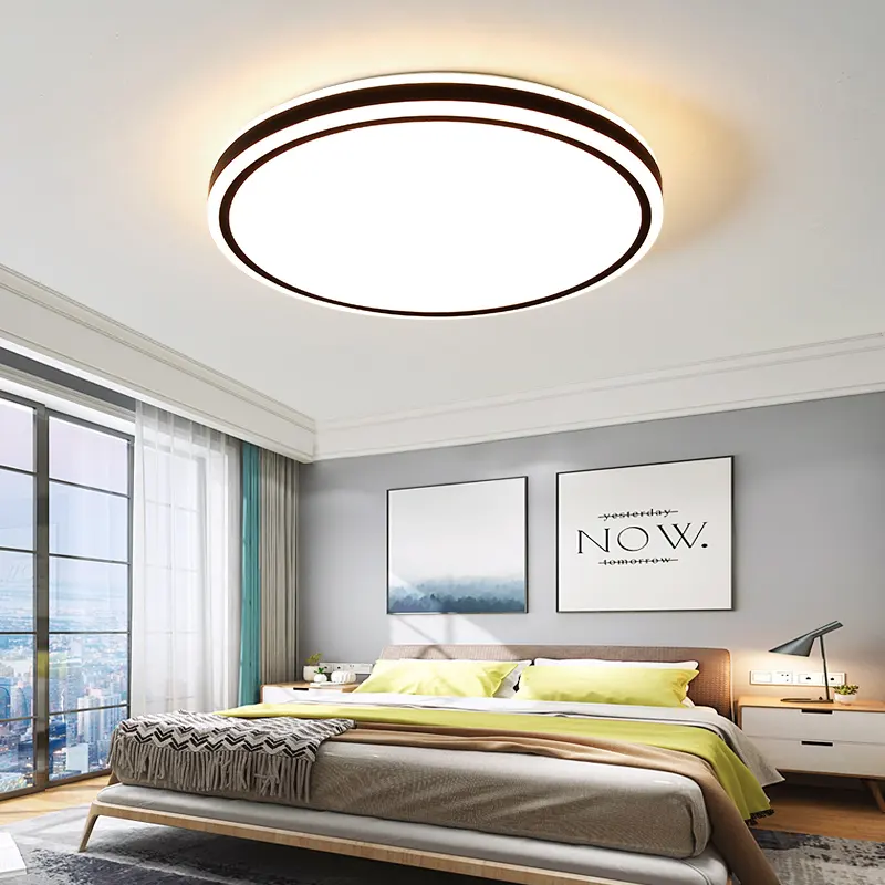 Ultra Thin Led Ceiling Lamp 50cm 72w Modern Panel Ceiling Lights For Living Room Bedroom Kitchen Indoor Lighting Warm White