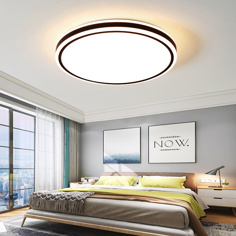 Ultra Thin Led Ceiling Lamp 50cm 72w Modern Panel Ceiling Lights For Living Room Bedroom Kitchen Indoor Lighting Warm White