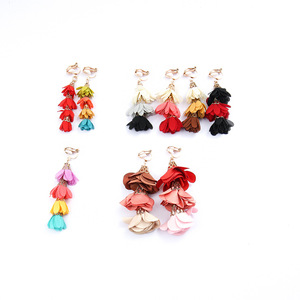 Pendientes Colgantes de Moda con Forma de Flor, Chapados en Oro, Estilo Bohemia para Mujer, Joyería de Resina Acrílica 2025 - Product Image 5