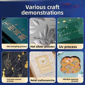 Caja de embalaje personalizada con tapa de cielo y tierra, caja de regalo para té, caja vacía personalizada. - Product Image 3