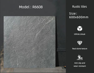 Foshan Factory Supply Carreaux de sol en céramique mate <span class=keywords><strong>60x60</strong></span> effet marbre vieilli, design moderne, grain sec, pour salon, hôtel, hôpital - Product Image 5