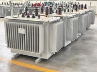 Transformateur abaisseur 3 phases 10 kV 100/315 kVA 630 kVA 1000/1600 kVA immergé dans l'huile haute efficacité certifié ISO CE 50/60 Hz Modèle S11/13
