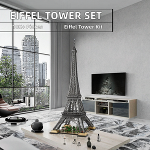 Bloques de Construcción de la Torre Eiffel, <span class=keywords><strong>Compatibles</strong></span>, 10001 Piezas, Modelo Alto 10307, Plástico ABS, Arquitectura de París, Regalo de Cumpleaños para Niños - Product Image 3