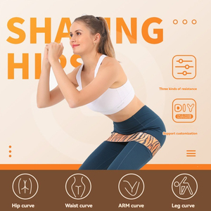 Koolong Nhà Máy Trực Tiếp Yoga Phòng Tập Thể Dục Tập Thể Dục Kháng Ban Nhạc Vòng Loại Hip Chân Chiến lợi phẩm Thiết Bị Tập Thể Dục Polyester - Product Image 2