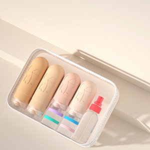 Botella de Viaje para Cosméticos, 90 ml, Pequeña, Vacía, para Champú, Lociones de Baño, a Prueba de Fugas, de Silicona, del Fabricante - Product Image 2