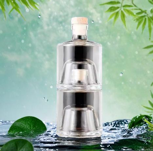 Xếp Chồng Lên Nhau Trái Cây Rượu Vang Đồ Uống Cà Phê Vodka 500Ml Rỗng Lọ Thủy Tinh Kín Nến Cup Cho Đồ Uống - Product Image 2