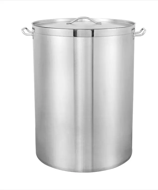Quality Strictly Straight Shape Luxury 3-ply Bottom Stainless Steel Soup Pot oder Stock Pot für kochen topf