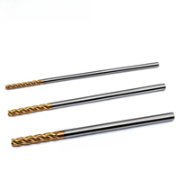 Fraise à queue CNC en acier au tungstène avec revêtement en alliage HRC55, à fond plat, allongée, pour usinage de haute précision