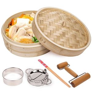 Vaporera Momo para Uso Comercial, para Cocinar Pescado al Vapor en Bambú, Primera Cocción - Product Image 1
