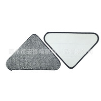 Tête de balai serpillère triangulaire en microfibre absorbante, vente directe usine, tissu de remplacement ménager, écologique et recyclable 60-70%