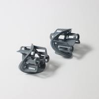 Anneau d'emballage Heilex en plastique PP ignifuge moulé par injection, découpé, 76 mm, haute efficacité de transfert de masse