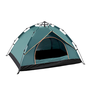 Tente de camping automatique instantanée 1 chambre pour 2-4 personnes, étanche, toutes saisons, avec bande argentée 190, fabrication ODM/OEM - Product Image 1