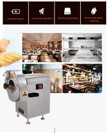 Commerciële 120kg/uur gemberverwerkingsmachine, gembersnijmachine voor keuken- en restaurantuitrusting