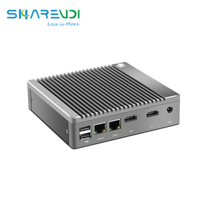 Mini <span class=keywords><strong>PC</strong></span> Industrial RK3588 AI Edge Gateway de 8 Núcleos y 64 Bits, Video 8K, Doble LAN, Ubuntu, <span class=keywords><strong>Android</strong></span>, <span class=keywords><strong>Linux</strong></span> para Visión Artificial y Computación en el Borde - Product Image 1