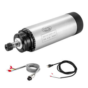 Zhong Hua Jiang ER11 0.8KW 65mm 4 Rodamientos 110V/220V Motor de Husillo CNC de 24000rpm con Transmisión por Correa y Refrigeración por Aire para Máquina de Grabado y Router - Product Image 1