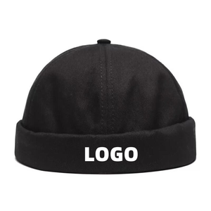 Otoño mujer versión coreana sombrero de sandía gorro de piel de melón Yuppie Sin borde tendencia de moda salvaje para hombres de verano punto a cuadros - Product Image 1