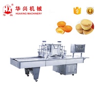 Ligne de production automatique de pain nouvelle conception ligne de production industrielle de gâteaux à la crème machine à fabriquer des gâteaux en forme de tasses