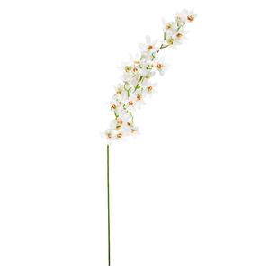 Décoration d'intérieur, tige d'orchidée artificielle <span class=keywords><strong>Vanda</strong></span> à toucher réel, 69 cm de long, vente en gros - Product Image 4